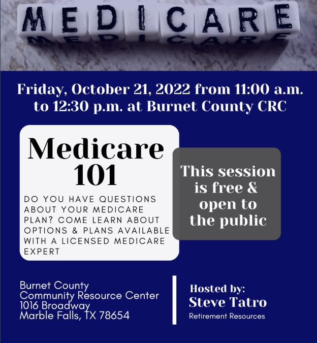 Medicare 101 at Burnet County CRC