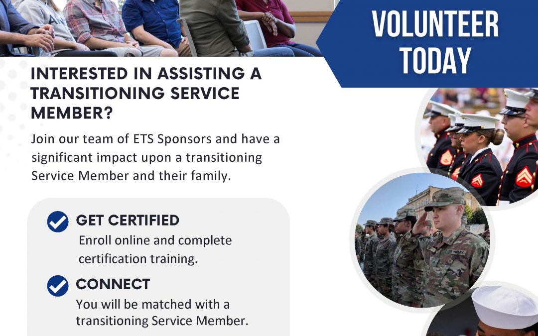 ETS Sponsorship Opportunity to Assist Transitioning Veterans